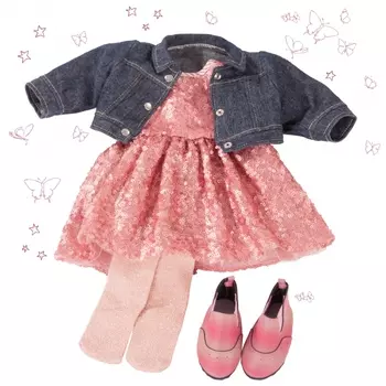 Набор одежды - Сверкающий гламур, 45-50 см