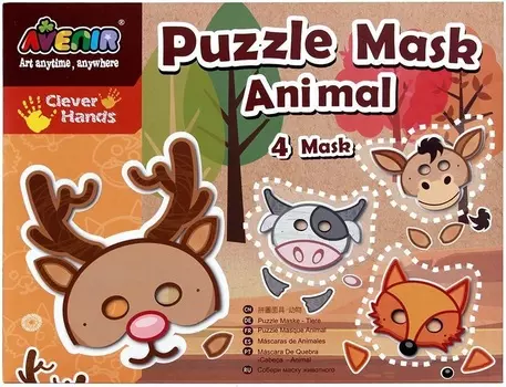 Набор-пазл для создания масок – Животные