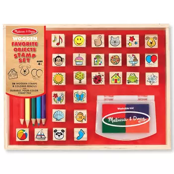 Набор печатей - Любимые предметы из серии Творчество