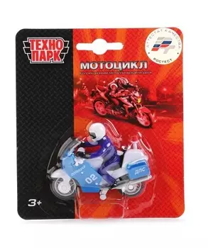 Набор Полиция - Мотоцикл с фигуркой, 7 см