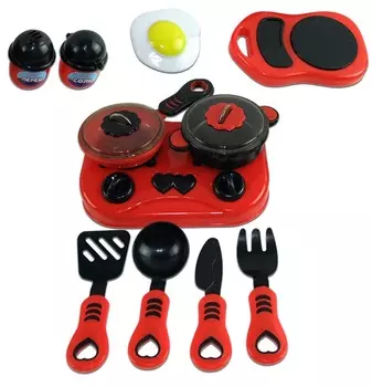 Набор посуды для кухни с продуктами, в наборе 13 предметов, серия «Помогаю Маме»