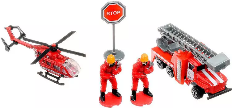 Набор Пожарная техника, металлический