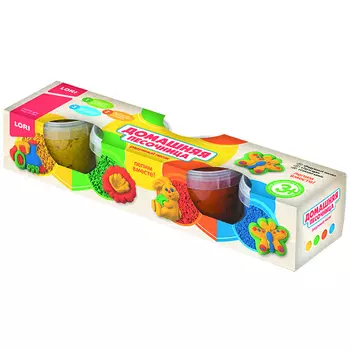 Набор - Радужный песок, 4 цвета, формочка