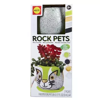 Набор - Раскрась цветочный горшок – Кошка