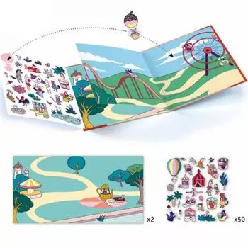 Набор с наклейками - Ярмарка развлечений