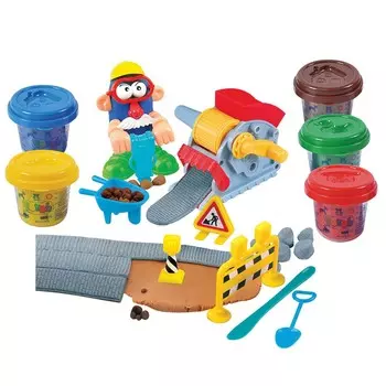 Набор с пластилином - Дорожные работы