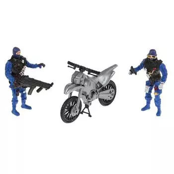 Набор солдатиков - Полиция Омон с оружием