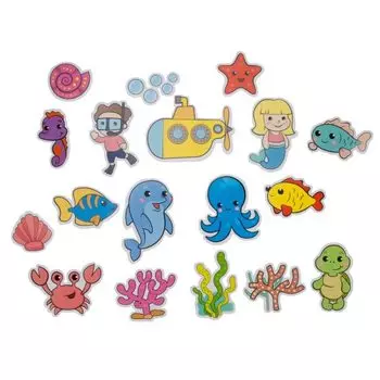 Набор стикеров для купания - Океан