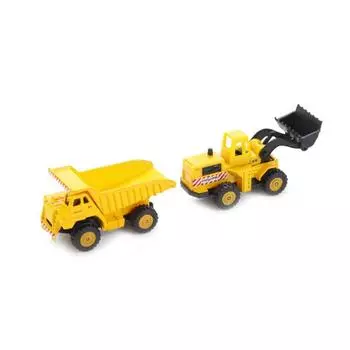 Набор строительной техники: Карьерный самосвал с погрузчиком 7,5 см