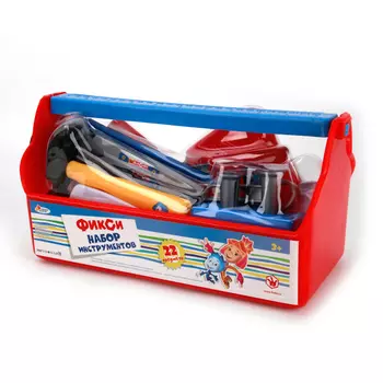 Набор строительных инструментов Фиксики, в ящике