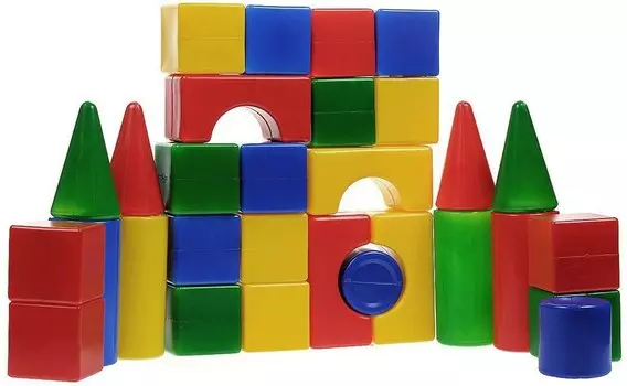 Набор строительный, 30 элементов