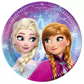 Набор тарелок Frozen - Северное сияние, 20см, 8 штук