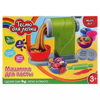 Набор теста для лепки 8 цветов - Машинка для пасты с аксессуарами )