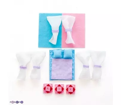 Набор текстиля для серии закрытых домиков - Анастасия