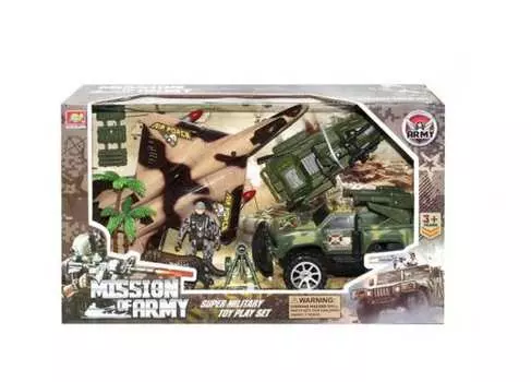 Набор военной техники с фигуркой и аксессуарами
