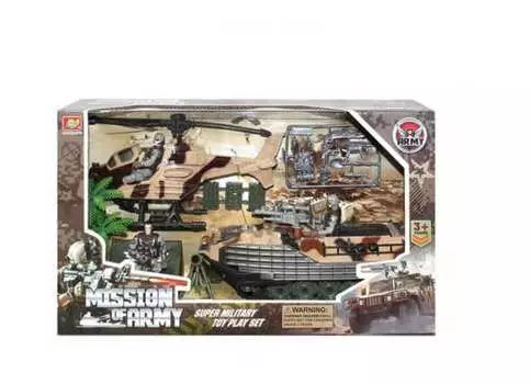 Набор военной техники с фигуркой и аксессуарами