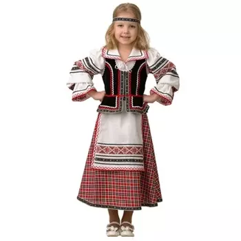 Национальный костюм для девочки, размер 128-64