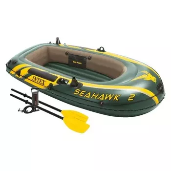 Надувная 2х-местная лодка - Seahawk 2, 236 х 114 х 41 см, весла, насос, до 200 кг