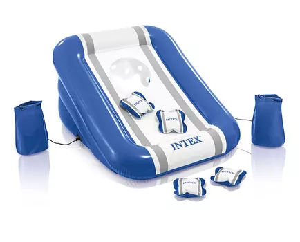 Надувной игровой центр для тренировки броска, 4 подушки