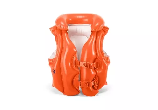 Надувной жилет - Делюкс, оранжевый, 3-6 лет