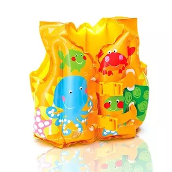 Надувной жилет Веселые рыбки, 3-5 лет