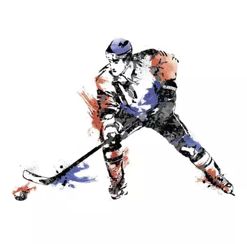 Наклейки для декора - Чемпионат по хоккею