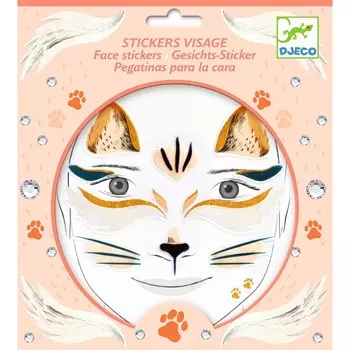Наклейки для лица – Кошка