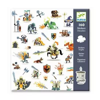 Наклейки – Рыцари, 160 стикеров