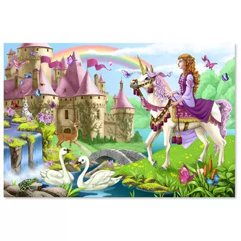 Напольный пазл - Волшебный замок, 48 элементов