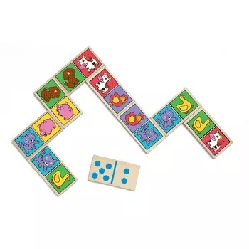 Настольная игра Домино-нимо, 28 фишек