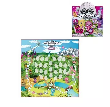 Настольная игра Hatchimals + 4 коллекционные фигурки