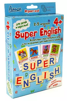 Настольная игра из серии Алиса - Super English