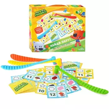 Настольная игра настольная 4 в 1 – Ми-Ми-Мишки. Найди пару, 58 предметов