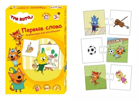 Настольная игра Первые Слова - Три Кота