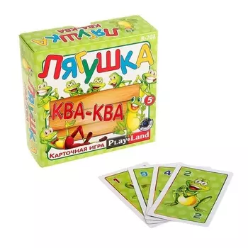 Настольная карточная игра - Лягушка Ква-Ква