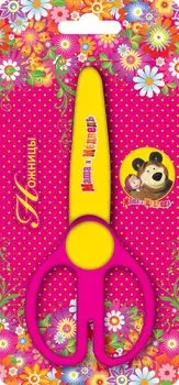 Ножницы в защитном чехле «Маша и Медведь»