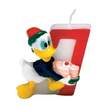 Объемная свечка "Микки" 7 лет