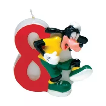 Объемная свечка "Микки" 8 лет