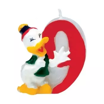 Объемная свечка "Микки" 9 лет