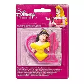 Объемная свечка "Принцесса Disney" 1 год