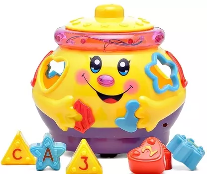 Обучающая игрушка - Музыкальный горшочек, с эффектами звука и света,