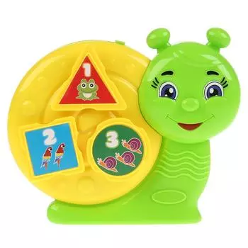 Обучающая улитка-сортер, озвученная русифицированная