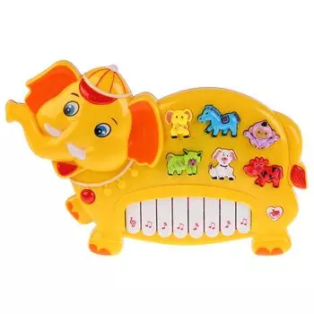 Обучающее пианино, 26 стихов и песен, стихи М. Дружининой, свет и звук