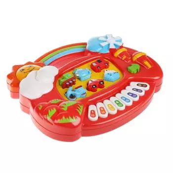 Обучающее пианино, стихи М. Дружининой про транспорт, потешки и песни