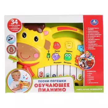 Обучающее пианино ™Умка - Коровка, потешки М. Дружинина