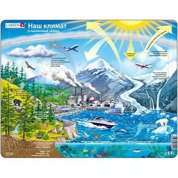 Обучающий пазл - Наш климат, 69 деталей