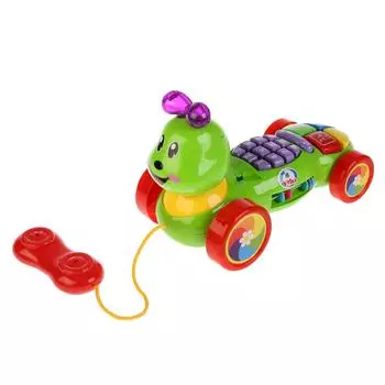 Обучающий телефон-каталка, стихи М. Дружининой, учим цифры, формы и цвета