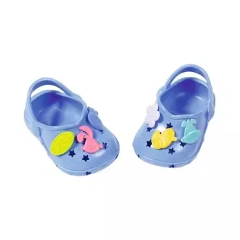 Обувь для куклы Baby born - Сандалии фантазийные, синие