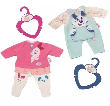 Одежда для куклы my little Baby born 32 см., 2 вида, с вешалкой