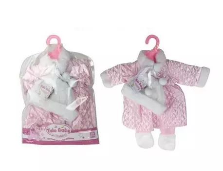 Одежда для куклы: пальто, шапочка, колготки